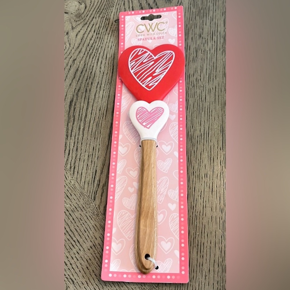 Cook With Color Heart Spatula Set